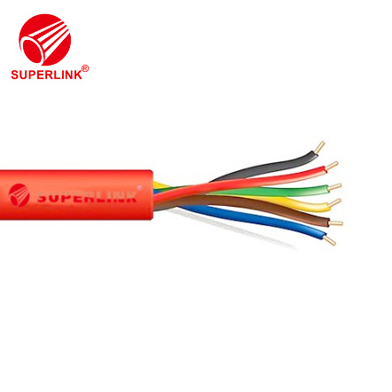 6 cores unshielded fire alarm cable